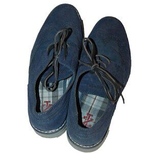 Izod Men's Lace Up Tie Drift Shoe Casual Carey-2Eny Size 9 1/2 Sneaker Blue